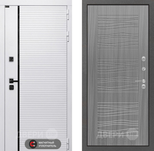 Входная металлическая Дверь Лабиринт (LABIRINT) Royal 06 Сандал грей в Ногинск