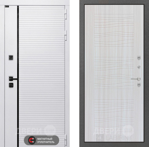 Дверь Лабиринт (LABIRINT) Royal 06 Сандал белый в Ногинск