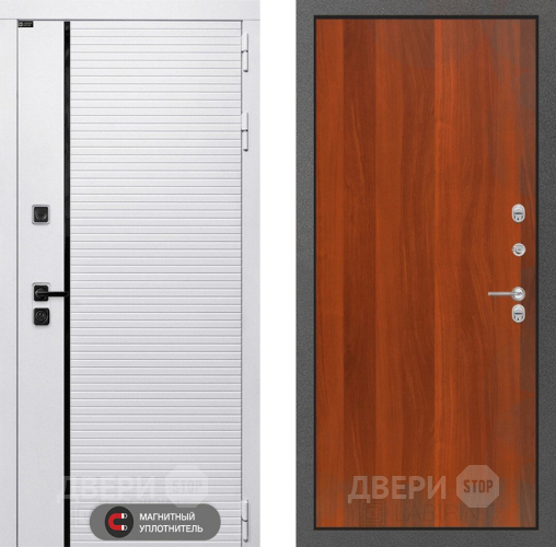 Входная металлическая Дверь Лабиринт (LABIRINT) Royal 05 Итальянский орех в Ногинск