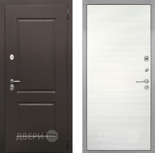 Входная металлическая Дверь Интекрон (INTECRON) Кампо Гладкая Дуб сильвер поперечный в Ногинск