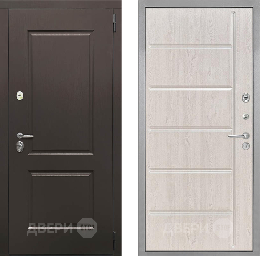 Входная металлическая Дверь Интекрон (INTECRON) Кампо ФЛ-102 Сосна белая в Ногинск