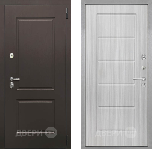 Входная металлическая Дверь Интекрон (INTECRON) Кампо ФЛ-39 Сандал белый в Ногинск