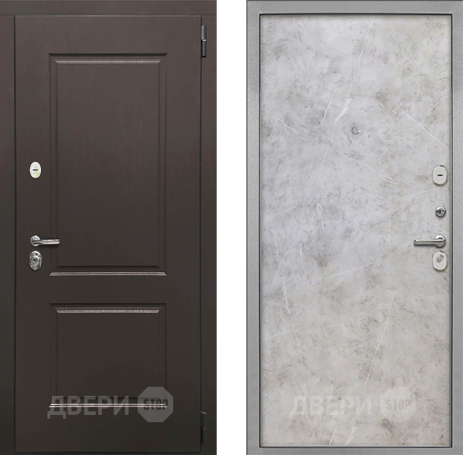 Дверь Интекрон (INTECRON) Кампо Гладкая Мрамор светлый в Ногинск