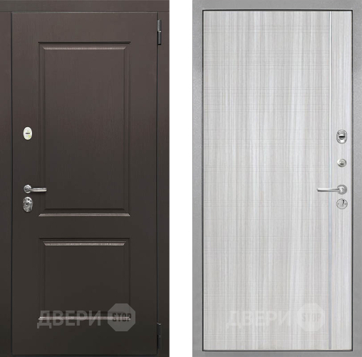 Входная металлическая Дверь Интекрон (INTECRON) Кампо В-07 с молдингом Сандал белый в Ногинск