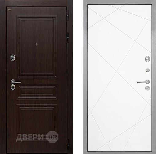 Дверь Интекрон (INTECRON) Брайтон Тиковое Дерево Лучи-М Софт милк в Ногинск