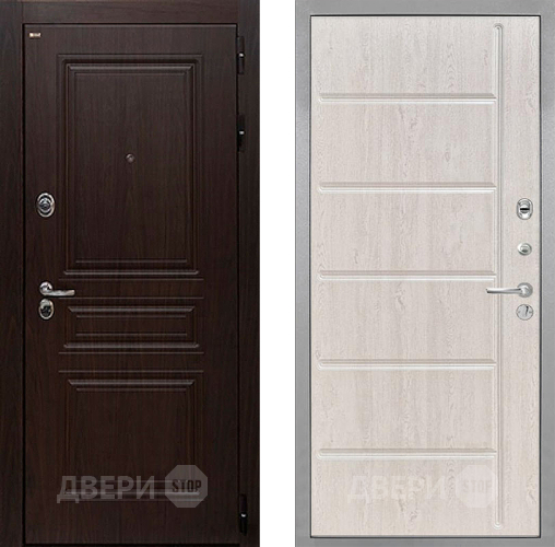 Дверь Интекрон (INTECRON) Брайтон Тиковое Дерево ФЛ-102 Сосна белая в Ногинск