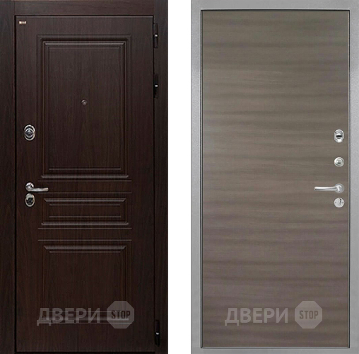 Дверь Интекрон (INTECRON) Брайтон Тиковое Дерево Гладкая Дуб тоскано поперечный в Ногинск