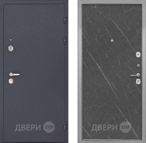 Входная металлическая Дверь Интекрон (INTECRON) Колизей Гладкая Гранит лава оникс в Ногинск