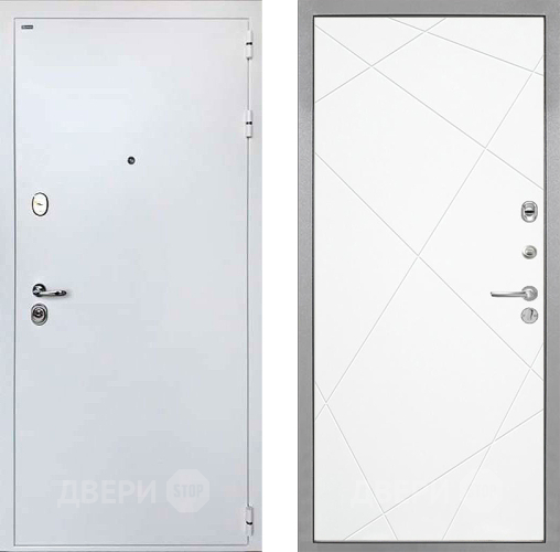 Входная металлическая Дверь Интекрон (INTECRON) Колизей White Лучи-М Софт милк в Ногинск