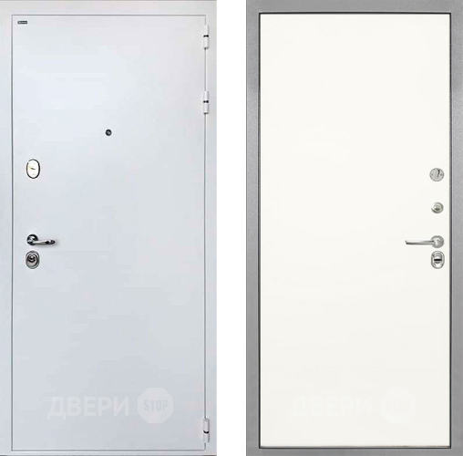 Входная металлическая Дверь Интекрон (INTECRON) Колизей White Гладкая Слоновая кость в Ногинск