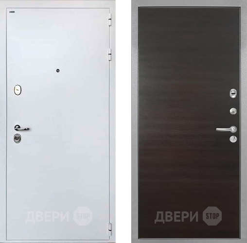 Входная металлическая Дверь Интекрон (INTECRON) Колизей White Гладкая Эковенге поперечный в Ногинск