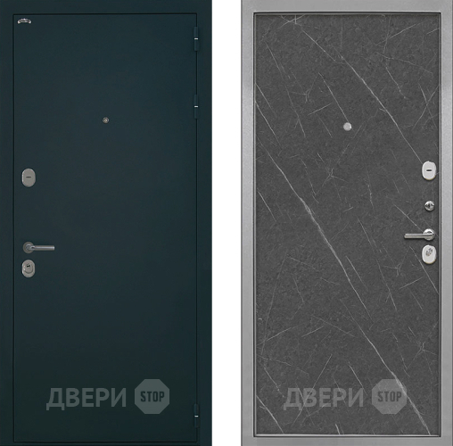 Дверь Интекрон (INTECRON) Греция Гладкая Гранит лава оникс в Ногинск