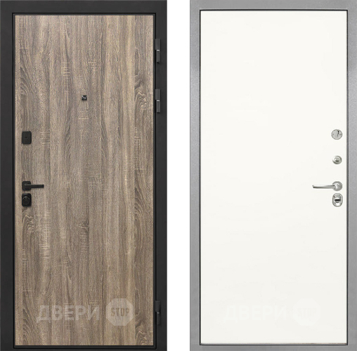 Дверь Интекрон (INTECRON) Профит Black Дуб Турин Гладкая Слоновая кость в Ногинск