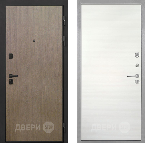 Дверь Интекрон (INTECRON) Профит Black Венге Коричневый Гладкая Дуб сильвер поперечный в Ногинск