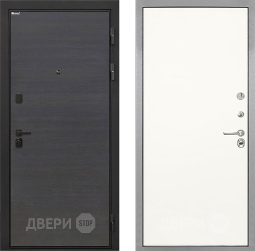 Входная металлическая Дверь Интекрон (INTECRON) Профит Black Эковенге Гладкая Слоновая кость в Ногинск