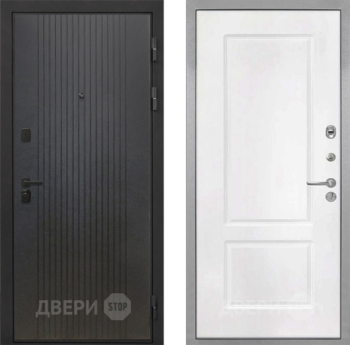 Входная металлическая Дверь Интекрон (INTECRON) Профит Black ФЛ-295 КВ-2 Белый матовый в Ногинск