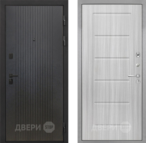 Входная металлическая Дверь Интекрон (INTECRON) Профит Black ФЛ-295 ФЛ-39 Сандал белый в Ногинск