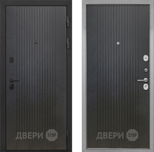 Входная металлическая Дверь Интекрон (INTECRON) Профит Black ФЛ-295 ФЛ-295 Лофт черный в Ногинск