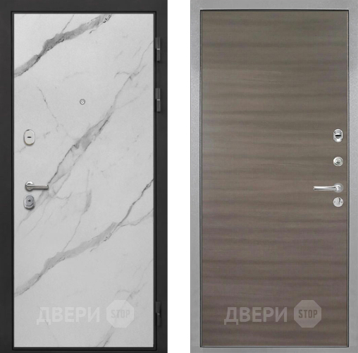 Дверь Интекрон (INTECRON) Гектор Мрамор Арктик Гладкая Дуб тоскано поперечный в Ногинск