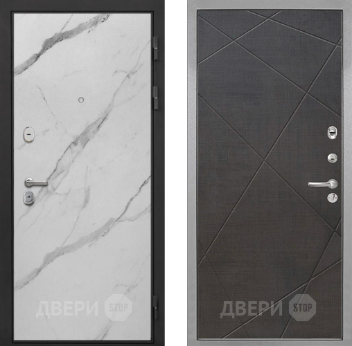 Дверь Интекрон (INTECRON) Гектор Мрамор Арктик Лучи-М Венге распил кофе в Ногинск