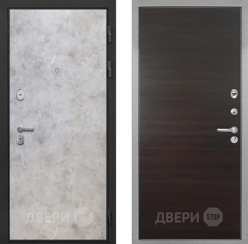 Входная металлическая Дверь Интекрон (INTECRON) Гектор Мрамор Светлый Гладкая Эковенге поперечный в Ногинск