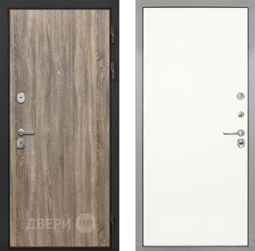 Дверь Интекрон (INTECRON) Гектор Дуб Турин Гладкая Слоновая кость в Ногинск