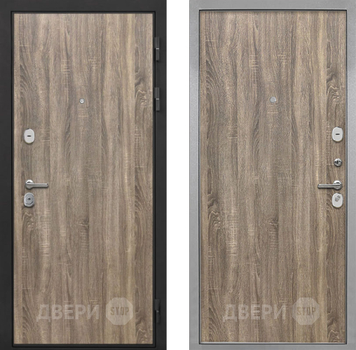 Входная металлическая Дверь Интекрон (INTECRON) Гектор Дуб Турин Гладкая Дуб турин в Ногинск