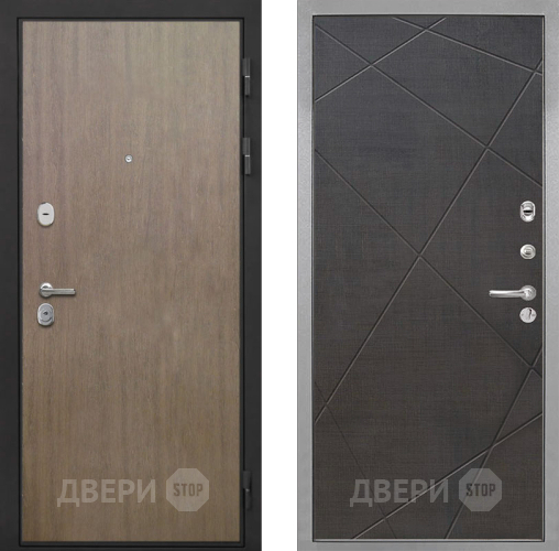 Входная металлическая Дверь Интекрон (INTECRON) Гектор Венге Коричневый Лучи-М Венге распил кофе в Ногинск