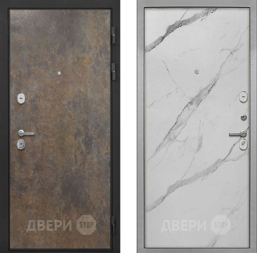 Дверь Интекрон (INTECRON) Гектор Гранж Гладкая Мрамор натуральный арктик в Ногинск
