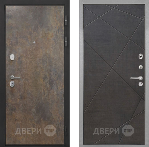 Входная металлическая Дверь Интекрон (INTECRON) Гектор Гранж Лучи-М Венге распил кофе в Ногинск