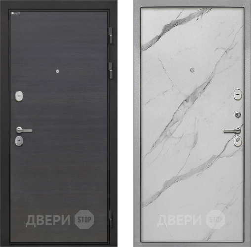 Дверь Интекрон (INTECRON) Гектор Эковенге Гладкая Мрамор натуральный арктик в Ногинск