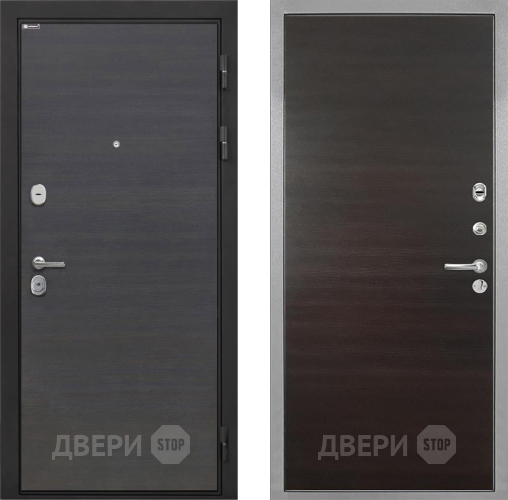 Входная металлическая Дверь Интекрон (INTECRON) Гектор Эковенге Гладкая Эковенге поперечный в Ногинск