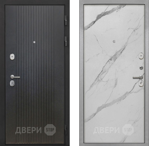 Входная металлическая Дверь Интекрон (INTECRON) Гектор ФЛ-295 Гладкая Мрамор натуральный арктик в Ногинск