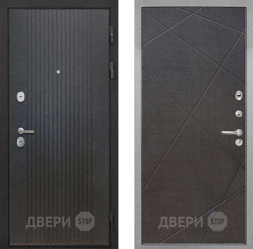 Входная металлическая Дверь Интекрон (INTECRON) Гектор ФЛ-295 Лучи-М Венге распил кофе в Ногинск