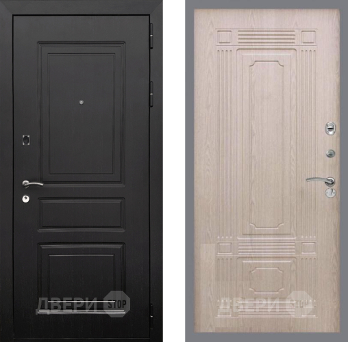 Входная металлическая Дверь Рекс (REX) 6 Венге FL-2 Беленый дуб в Ногинск