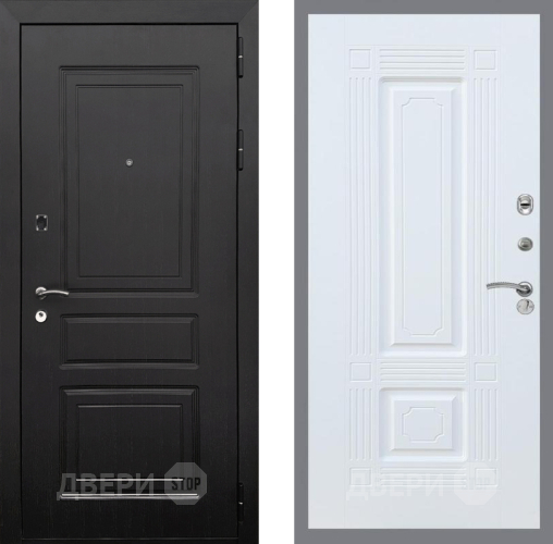 Входная металлическая Дверь Рекс (REX) 6 Венге FL-2 Силк Сноу в Ногинск