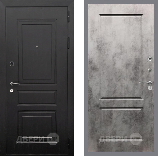 Входная металлическая Дверь Рекс (REX) 6 Венге FL-117 Бетон темный в Ногинск