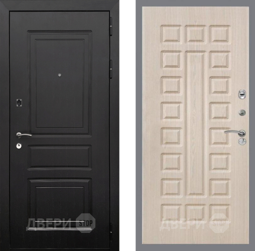 Входная металлическая Дверь Рекс (REX) 6 Венге FL-183 Беленый дуб в Ногинск