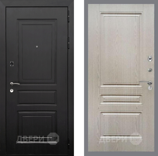 Входная металлическая Дверь Рекс (REX) 6 Венге FL-243 Беленый дуб в Ногинск