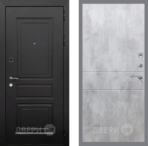 Входная металлическая Дверь Рекс (REX) 6 Венге FL-290 Бетон светлый в Ногинск