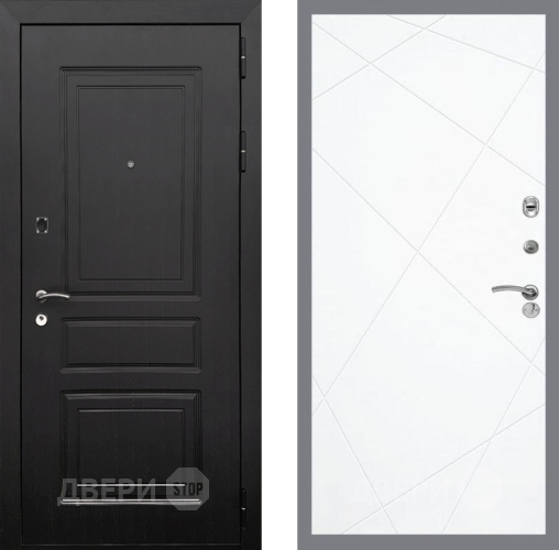 Входная металлическая Дверь Рекс (REX) 6 Венге FL-291 Силк Сноу в Ногинск