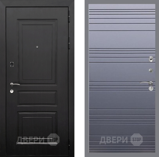 Входная металлическая Дверь Рекс (REX) 6 Венге Line Силк титан в Ногинск