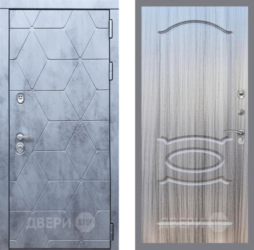 Входная металлическая Дверь Рекс (REX) 28 FL-128 Сандал грей в Ногинск