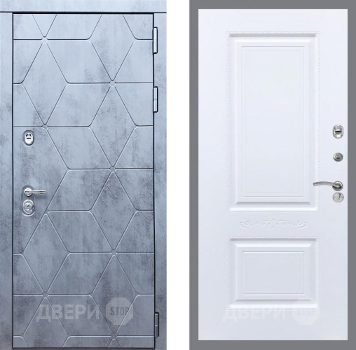 Входная металлическая Дверь Рекс (REX) 28 Смальта Силк Сноу в Ногинск
