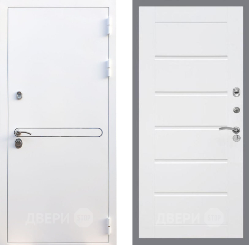 Входная металлическая Дверь Рекс (REX) 27 Сити Белый ясень в Ногинск