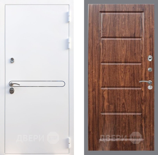 Входная металлическая Дверь Рекс (REX) 27 FL-39 орех тисненый в Ногинск