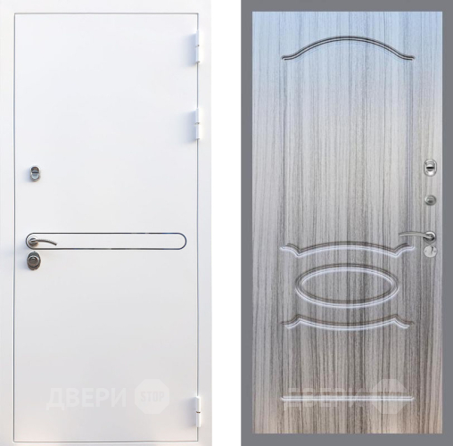 Входная металлическая Дверь Рекс (REX) 27 FL-128 Сандал грей в Ногинск