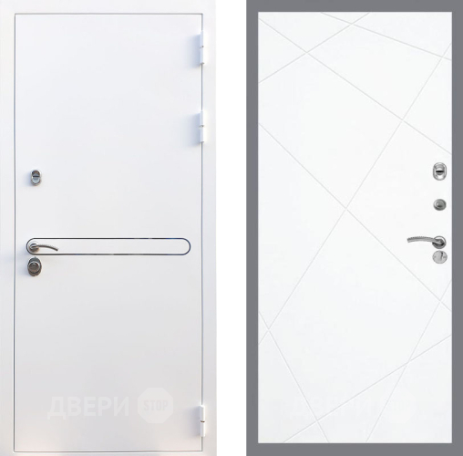 Входная металлическая Дверь Рекс (REX) 27 FL-291 Силк Сноу в Ногинск