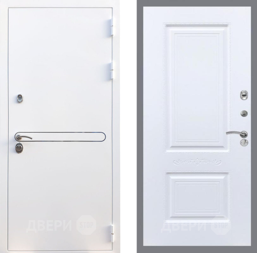 Входная металлическая Дверь Рекс (REX) 27 Смальта Силк Сноу в Ногинск