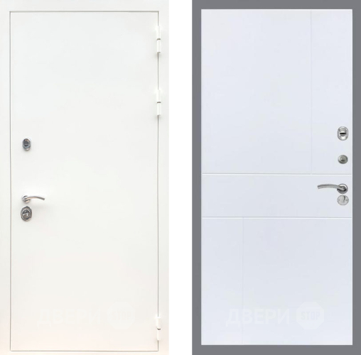 Дверь Рекс (REX) 5 Белая Шагрень FL-290 Силк Сноу в Ногинск